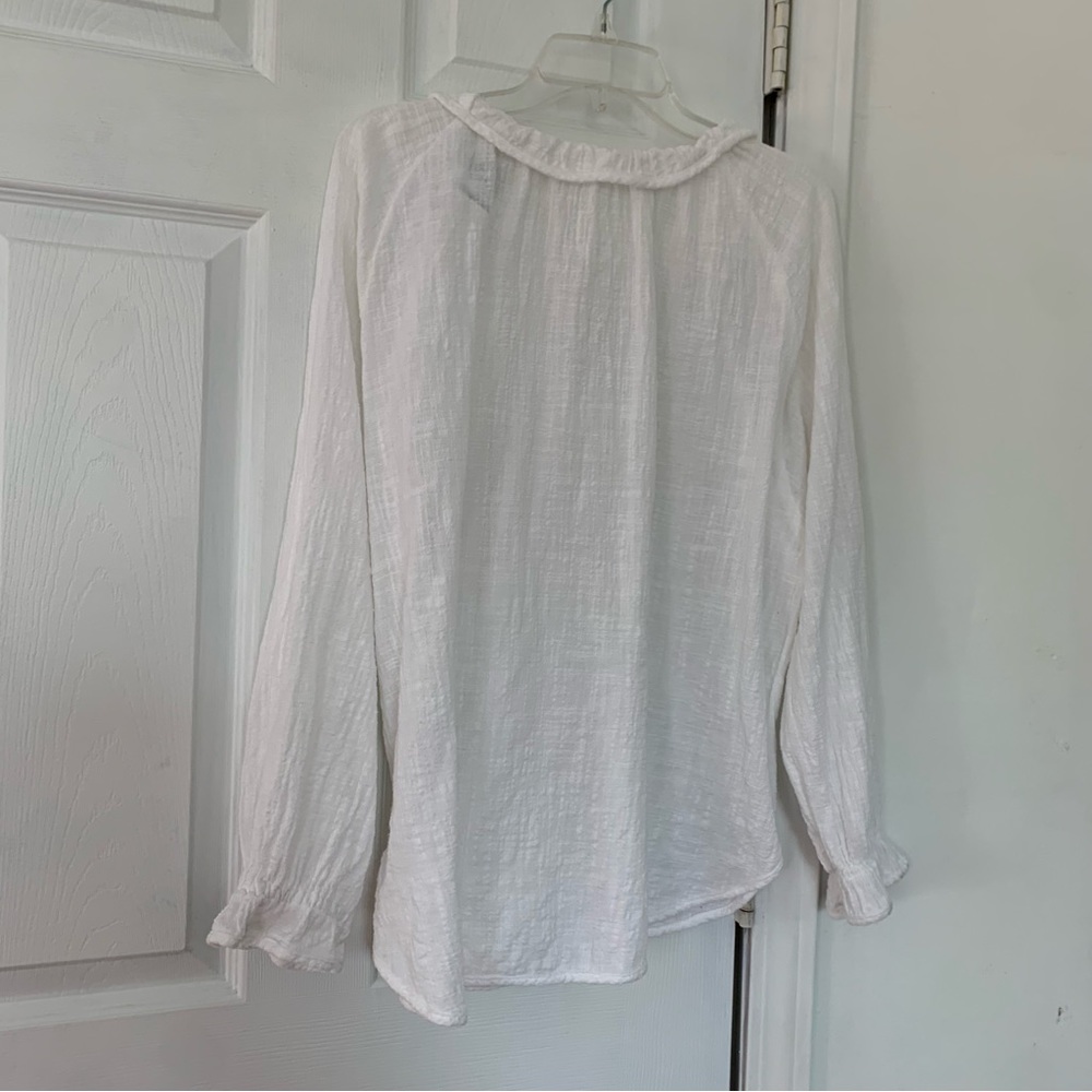 FRESH LAUNDRY shirt gauze cotton medium - Picture 9 of 9